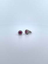 Load image into Gallery viewer, Pink Sapphire Earrings
