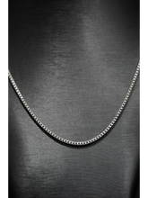 Load image into Gallery viewer, White Gold Box Necklace
