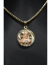 Load image into Gallery viewer, Two Sided - Jesus &amp; Virgen Pendant
