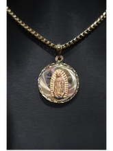 Load image into Gallery viewer, Two Sided - Jesus &amp; Virgen Pendant
