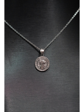 Load image into Gallery viewer, Small White Gold Baptism Pendant

